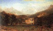 Albert Bierstadt The Rocky Mountains, Landers Peak oil
